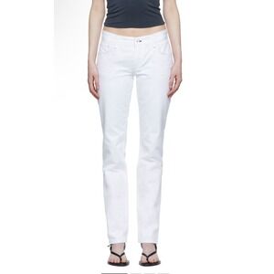 Rag & Bone Piper Low-Rise Straight Bright white denim size‎ 28